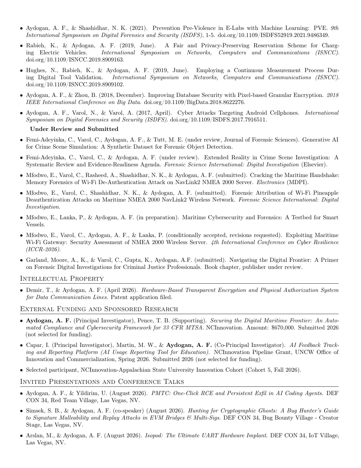 Curriculum vitae, page 4 of 8